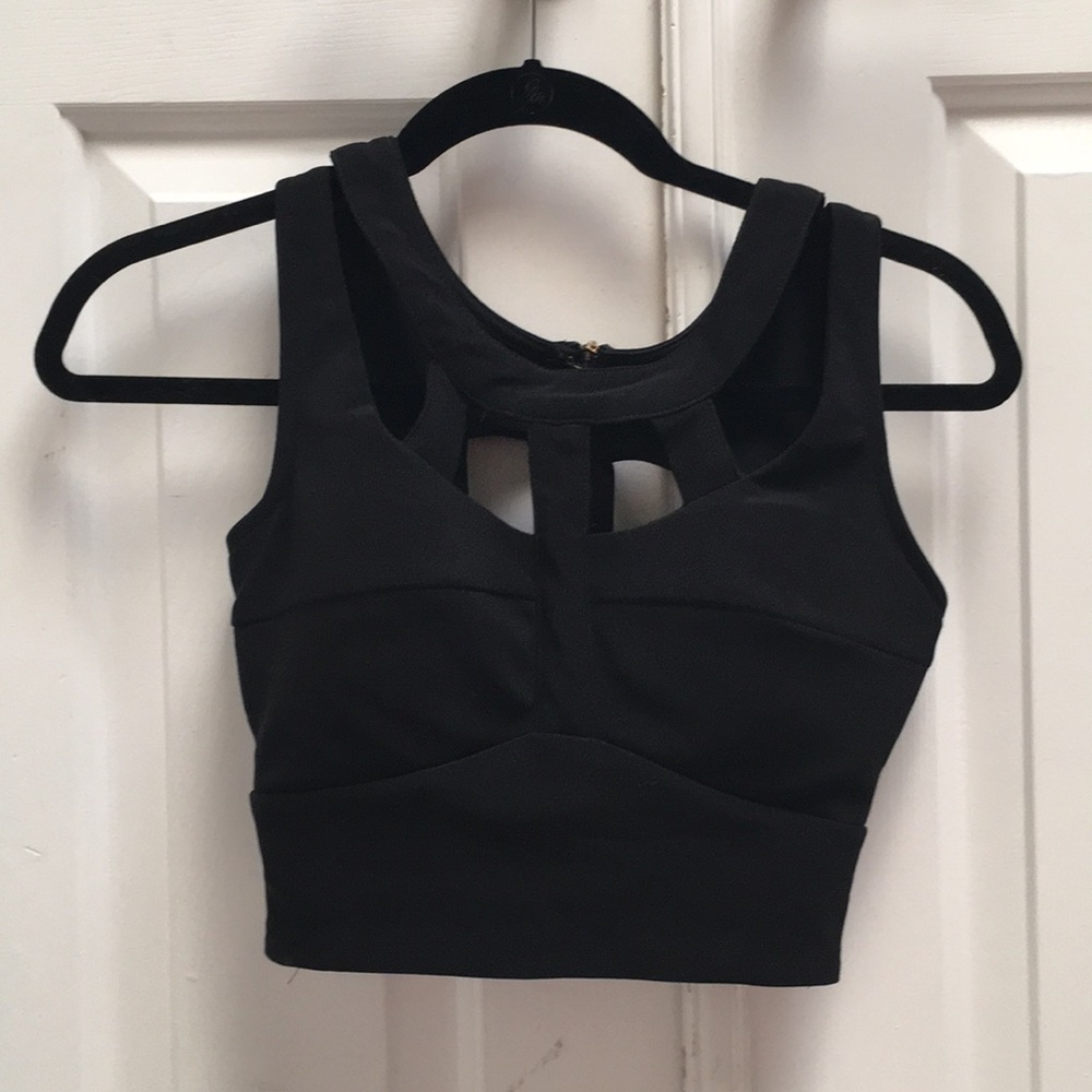 Tobi Black Crop Top